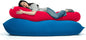 Yogibo Roll Long Full Body Pillow for Women and Men, Adults, for Back, Lumbar, Body Support, Side Sleeper, Maternity, Nursing, Pregnancy for Sleeping, Micro-Bead Filling, Red