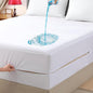 Twin Waterproof Zippered Mattress Encasement, Breathable, Noiseless, Machine-Washable Zipped Mattress Cover, Fitting 7" - 13" Deep Mattress