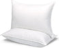 Bed Pillows for Sleeping Queen Size [Pack of 2] Hotel Quality Pillows Premium Plush Fiber, Breathable Cooling Cover Skin-Friendly