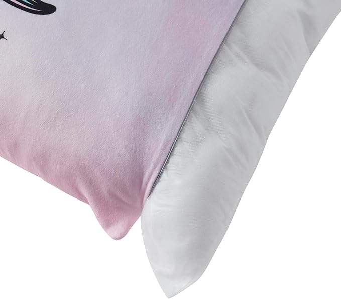 Northwest Hello Kitty Bed Pillow - Cloud-Like Filled Bed Pillow for Sleeping with Removable Cover - 20" x 30" Full Size Pillow for Kids with Popular Characters