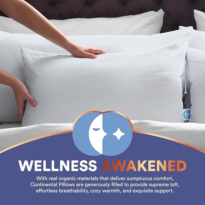 100% Siberian Goose Down Pillow Father's Day Dream Ensemble - Medium Queen Size, Pack of 1 - Luxurious Siberian Down Pillow for Sleeping, 800 Fill Power - Includes Pillow Protector