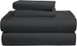 LANE LINEN 100% Egyptian Cotton Sheets King Size, Fully Elasticized Reinforced Seams Extra Deep Pocket King Sheet, No Pill Fade Resistant Cooling Sheets King Size - Moonless Night