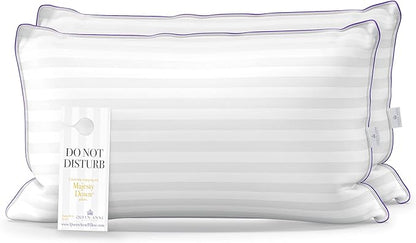 Queen Anne Hotel Collection Pillows – Luxury Down Alternative Bed Pillows (2-Pack, King Firm) – Ultimate Comfort, Hypoallergenic, Made in The USA