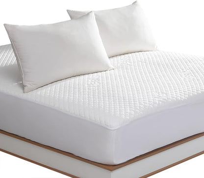 Full Size Bed Waterproof Mattress Protector Fitted Mattress Pad Cover with Deep Pocket Up to 15''