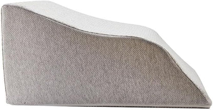 Lounge Doctor Elevating Leg Rest Wedge Pillow, Heather Grey, Tall