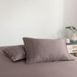 Bella Coterie | Luxury Bamboo Standard Size Pillowcase Set | 100% Organically Grown Bamboo Viscose | Ultra Soft | Cooling | 2 Pcs [Mocha]