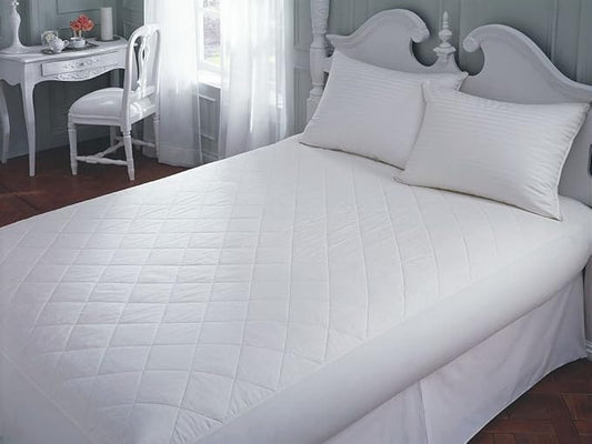 Downright 100% Cotton Top Mattress Pad - Queen- 14" depth