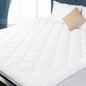 Twin Mattress Pad Cotton Mattress Pad Cover for College Dorm Quilted Mattress Cover 18-22" Deep Pocket Mattress Protector Twin Size Thin Down Alternative Filling Noiseless & Breathable
