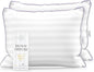 Queen Anne Hotel Collection Pillows – Luxury Down Alternative Bed Pillows (2-Pack, Standard Firm) – Ultimate Comfort, Hypoallergenic, Made in The USA