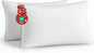JOLLYVOGUE Pillows Queen Size Set of 2, Oeko-Tex Certified Bed Pillows for Side, Back, and Stomach Sleepers - Medium Support Down Alternative Filling, Machine-Washable