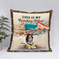 ENCYCOM Personalized Book Reading Pocket Pillow - Custom Reading Pillows with Name – Uniqua Gift for Bookworm Girls, Women Who Love Books, Perfect for Bed or Cozy Corner (Reading Pillow 10)