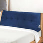 Headboard Pillow King Bed Wedge Pillow for Dorm, Daybed, Back Support, Sitting Up, Reading, Relaxing, Navy Blue