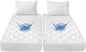 Split King Mattress Topper Protector Pad for Adjustable Bed Cover, Quilted, Breathable, Absorbent, Fitted Sheet Style, Machine Washable
