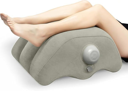 Inflatable Leg Elevation Pillow After Surgery, Wedge Leg Elevating Pillows for Injury Recovery, Blood Circulation, Swelling, Legs Support Cushion Knee Hip Ankles Pain