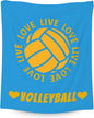 Volleyball Gifts, Volleyball Blanket for Teen Girls Team Player Party Decorations, Fuzzy Cozy Sport Throw Gift Ideal for Women Adults, 40"x50"