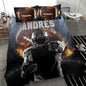 Personalized American Football Bedding Set, Kids 3 Piece Duvet Cover Set with Pillow Shams for Teens Boys, NO Comforter, Twin Size for Rugby Lovers (Football 01)