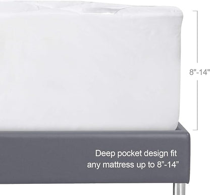 RV King Mattress Topper Pad Protector Waterproof, Absorbent and Quilted Mattress Protector for RV Mattress King 72x80, RV King Fitted Matress Cover