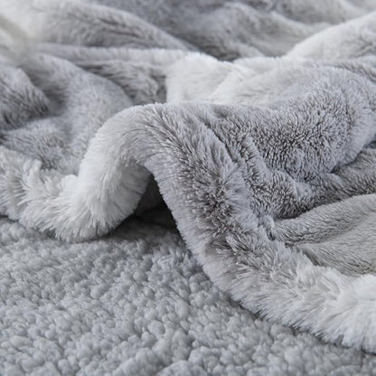 Bearhug Heated Blanket 6 Heat Settings Electric Blanket, 4-Hour Auto Shut-Off, Luxurious Faux Fur & Sherpa Dual-Sided Heated Throw, Machine Washable, 50 x 60 Inches, Gift-Ready Elegant Packaging