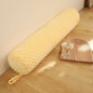 Extra Long Round Body Pillow 59 * 7.87“ Extra Soft Bolster Pillows for Bed with Removable Pillowcase,Yellow