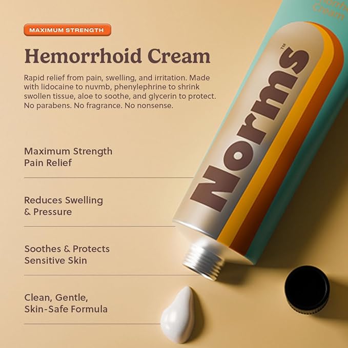 Norms The Full Hemorrhoid Treatment Bundle Medicated Wipes, Touch-Free Spray, and 5% Lidocaine Cream to Relieve Painful Itching, Burning & Swelling – Complete Hemorrhoid Care System