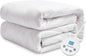 Electric Mattress Pad Twin Size Quilted Wave 10 Heat Settings with 12 Hour Auto Off, Deep Pocket Fits up to 15", Microfiber Bed Warmer, ETL Certified Machine Washable, 39"x75"