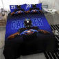 Personalized American Football Bedding Set, Kids 3 Piece Duvet Cover Set with Pillow Shams for Teens Boys, NO Comforter, Twin Size for Rugby Lovers (Football 16)