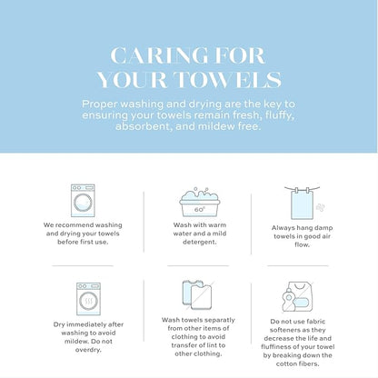 White Classic Luxury Black Bath Towels Extra Large | 100% Soft Cotton 700 GSM Thick 2Ply Absorbent Quick Dry Hotel Bathroom Towel | 27x54 Inch | Black | Set of 4