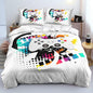 3D Print Gamepad Duvet Cover Set Gaming Comforter Covers and Pillowcases King Size Black Color Bed Set Gamer Beddings Boy Kid Bedroom Decorations…