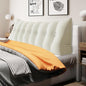 14 lbs Thickened King Wedge Pillow Headboard Body Positioner Triangular Reading Pillow Bed Bolster Pillow for Sitting Up in Bed with Removable Cover Corduroy