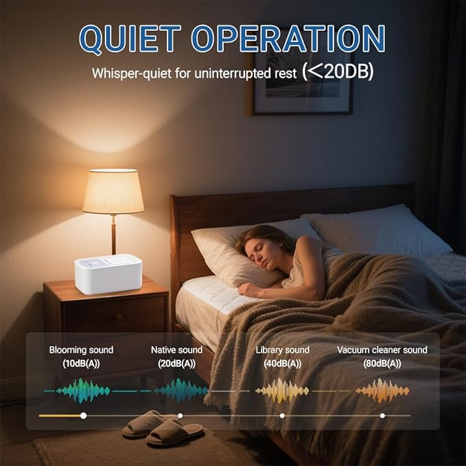 Water Heated Mattress - 20-65℃ Intelligent Temp Control, High-Grade Frosted PVC Hose, Comfort Hydraulic Heating, All-Season Use(Twin-XL)