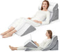 4pcs Wedge Pillow Set for After Surgery,Bed Wedge Pillows for Sleeping,Post Surgery Recovery， 45 Degree Wedge Pillow for Acid Reflux Relief and Anti-snoring，