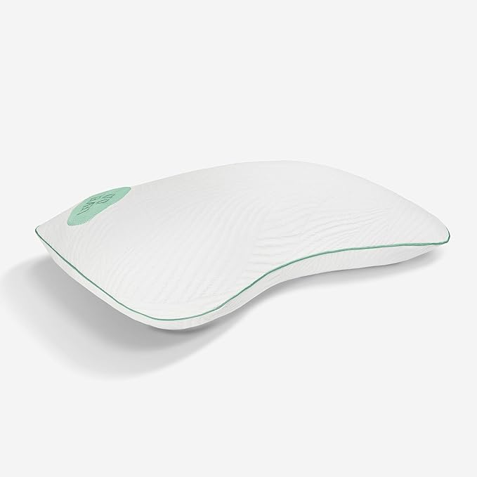Bedgear Level Cuddle Performance Pillow - Firm Bed Pillow for Side Sleepers - Moisture Wicking Removable Cover - Size 0.0