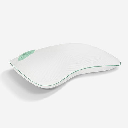 Bedgear Level Cuddle Performance Pillow - Firm Bed Pillow for Side Sleepers - Moisture Wicking Removable Cover - Size 0.0