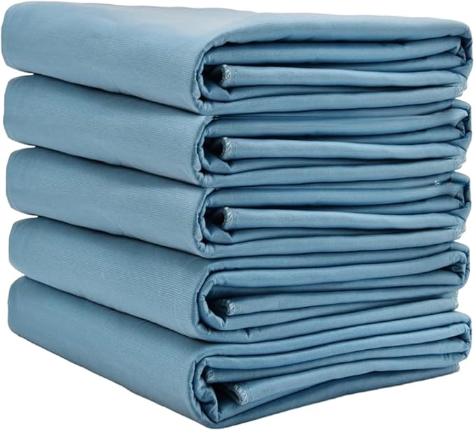 X-Large Washable Underpads 36"x54" with 4-Layer Protection [5 Pack] 36x54 Inches Reusable Waterproof Absorbent Pads for Sofa and Mattress - Incontinence Pads for Adults Seniors Children & Pets