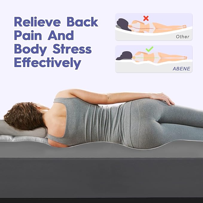 ABENE Mattress Topper King for Back Pain Relief, Extra Thick Mattress Pad Pillowtop, Soft Mattress Protector Cover with 8"-21" Deep Pocket, Overfilled Down Alternative Filling (Gray, King)