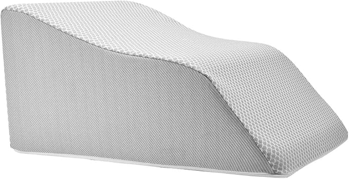 Lounge Doctor Elevating Leg Rest Wedge Pillow, Light Blue, Large