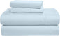 LANE LINEN 100% Egyptian Cotton Bed Sheets King Size, 15 inch Extra Deep Pocket King Sheets, Natural Cooling NO Pill Fade Resistant Cotton Sheets King Elegant Jaquard Swiss Dot - Ice Melt