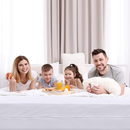 Utopia Bedding Waterproof Mattress Protector Full XL Size (Pack of 2), Zippered Mattress Encasement Bed Bug and Dust Mite Proof, Absorbent Six-Sided Mattress Cover