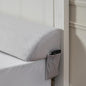 VEVOR Bed Wedge Pillow for Headboard, King Size, 76"x10"x6" Bed Gap Filler, Fill 0-7" Gap Between Headboard and Mattress, Soft Plush Mattress Wedge Headboard Pillow with Side Pocket, for Backrest Gray