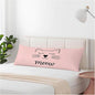 Couch Pillows Decorative Body Pillow Cover Cute Cat Meow Rectangle Body Pillowcase for Men Women, Body Pillow Covers 20" X 54" Cushion Cases for Home Bedroom Sofa Office, Pink