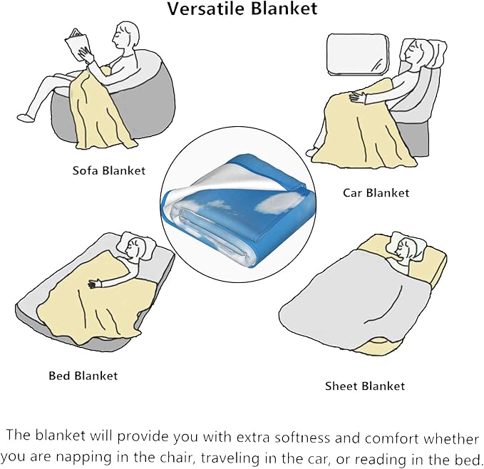 Frog Blanket - Plush, Soft, Comfy, Lightweight, Warm, Fuzzy, Cozy Flannel Throw Blanket Perfect for Couch, Travel, Bed, Office, Outdoor - 50in×40in(color49)