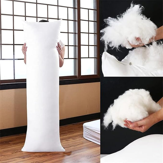 Long Body Pillow Insert - Extra Soft & Breathable Full Length Pillow for Side Sleepers & Pregnancy Support 24x71inch