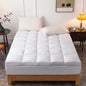 DROVAN Mattress Topper Full XL Size - Extra Thick Mattress Pad Cover - Pillow Top Deep Pocket with Breathable 7D Spiral Fiber Filling Cooling Mattress Cover