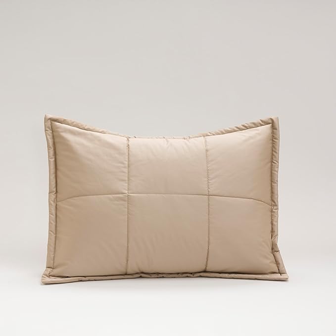 Cuddledown Chroma Comforter Sham | Soft, Lightweight | Oeko-TEX Standard 100 | Standard | 21" x 27" | Twig