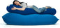 Yogibo Roll Long Full Body Pillow for Women and Men, Adults, for Back, Lumbar, Body Support, Side Sleeper, Maternity, Nursing, Pregnancy for Sleeping, Micro-Bead Filling, Blue