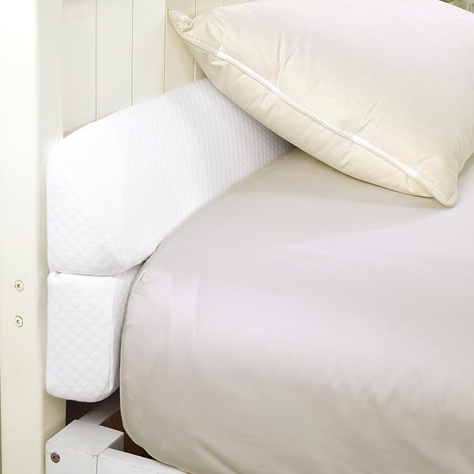 MABOZOO Pillow Wedge for Headboard Gap,White Bed Wedge Gap Filler Queen Size,Foldable Bed Wedge Pillow for Headboard, Foam Mattress Gap Filler,60"x6"x6"