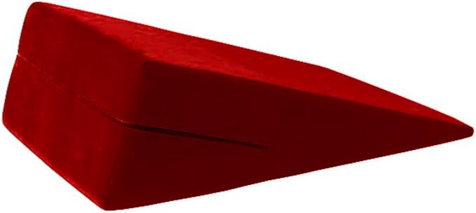 Naughty Bedroom Positioning Support Wedge Pillow (10", Cinnabar)