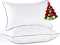 JOLLYVOGUE Pillows King Size Set of 2, Washable Supportive Bed Pillows with Super Soft Down Alternative Fill, Luxury Fluffy Hotel Quality for Side, Back, and Stomach Sleepers