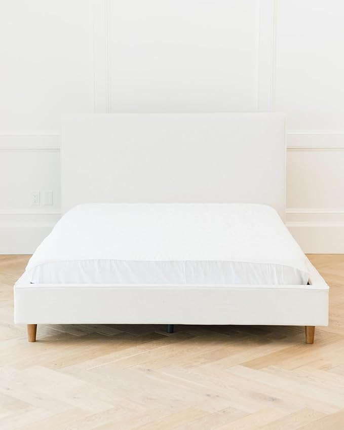 Cozy Earth Full Size Mattress Pad - 100% Viscose from Bamboo Cooling Mattress Cover - Lightweight Temperature Regulating Bed Pad with 360-Degree Elastic Hem - Fits Mattresses up to 20”