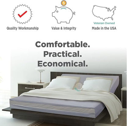 NAMC Assure II Home Care Therapeutic Fluid Proof/Incontinence Mattress - Twin